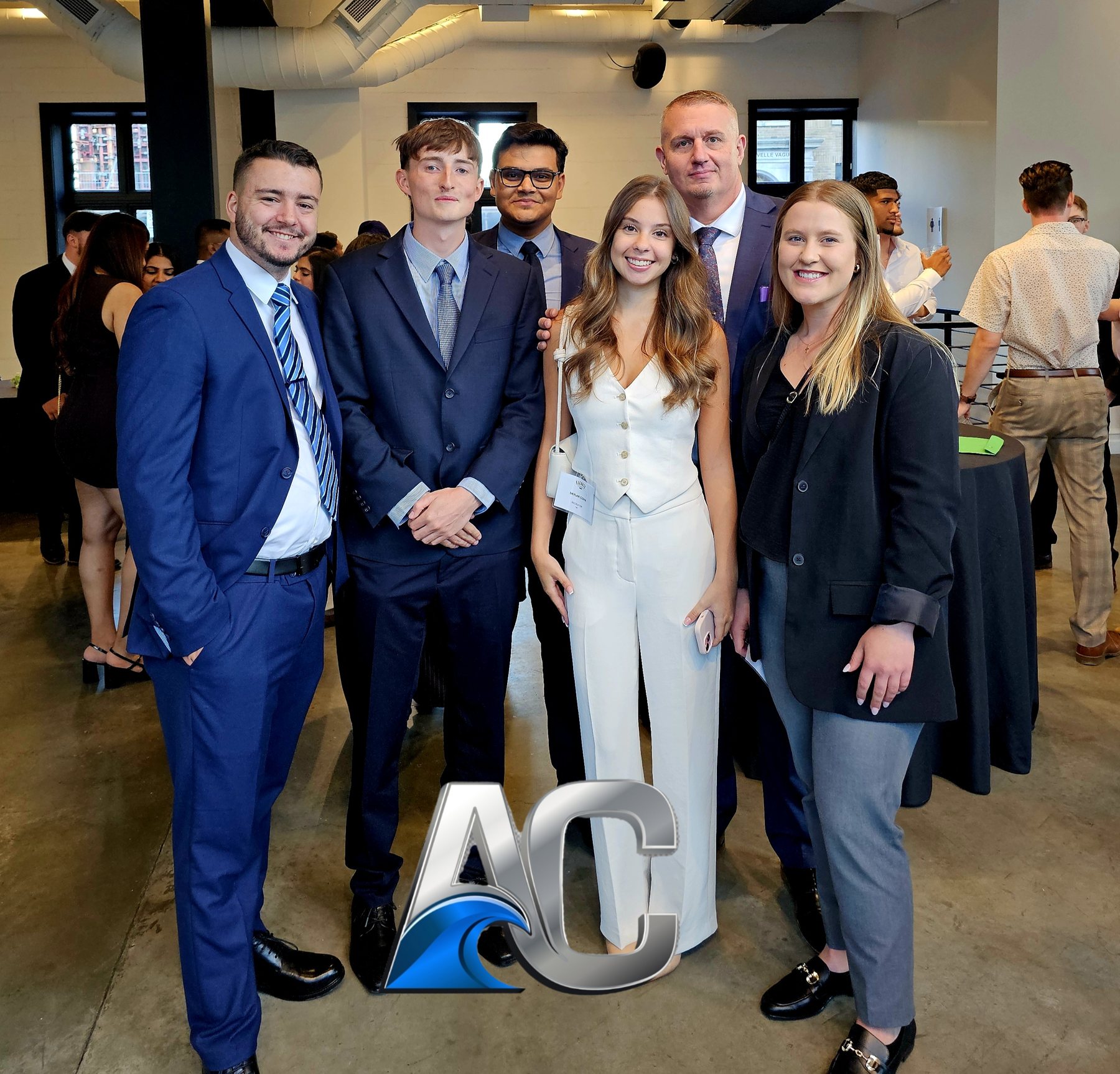 Atlantic Connect team members at a professional event