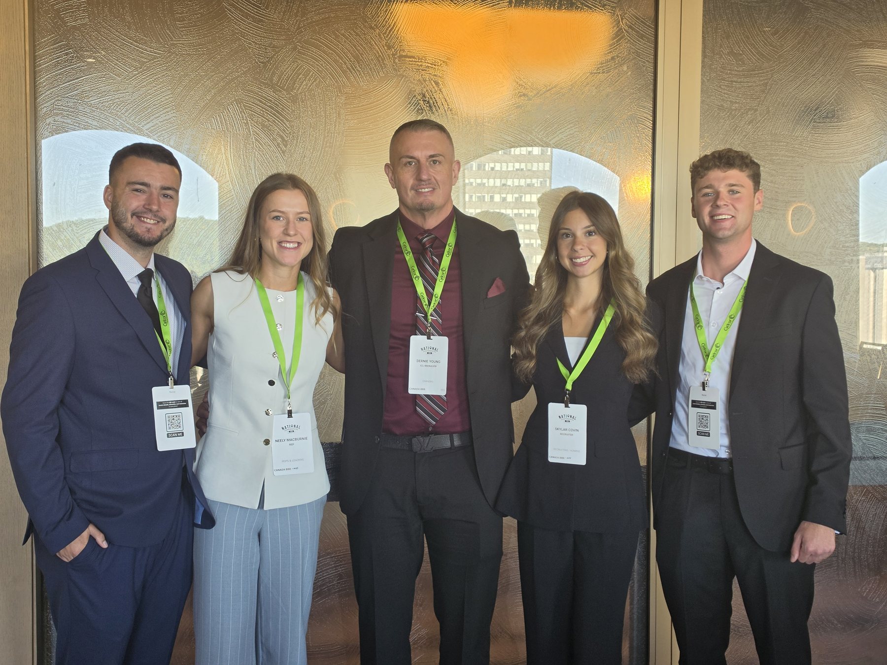 Atlantic Connect team members together at a professional event